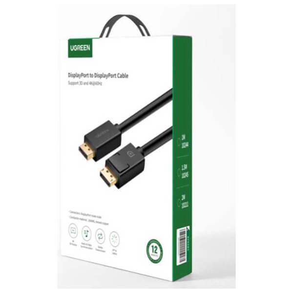 UGREEN DP102 DP Male to Male Cable 3m -Black