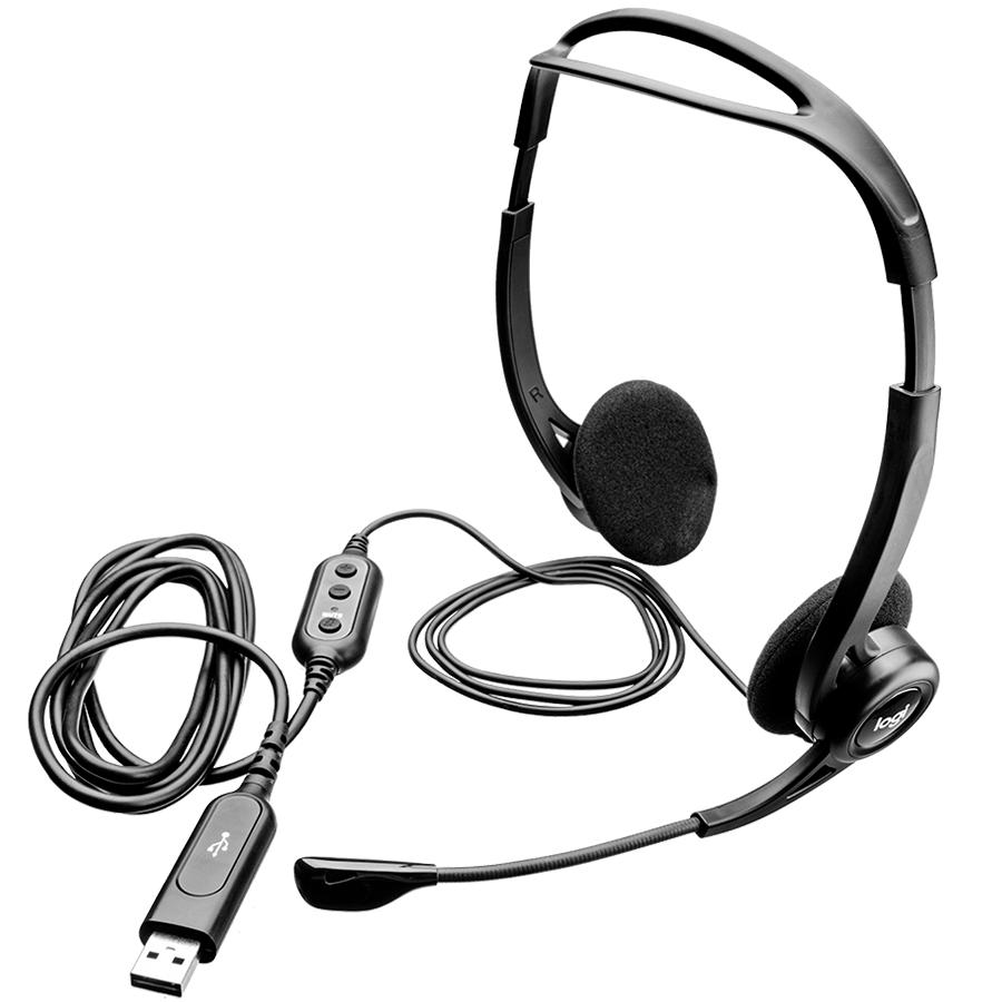 Logitech PC960 USB Headset with Noise-Cancelling Mic image 3