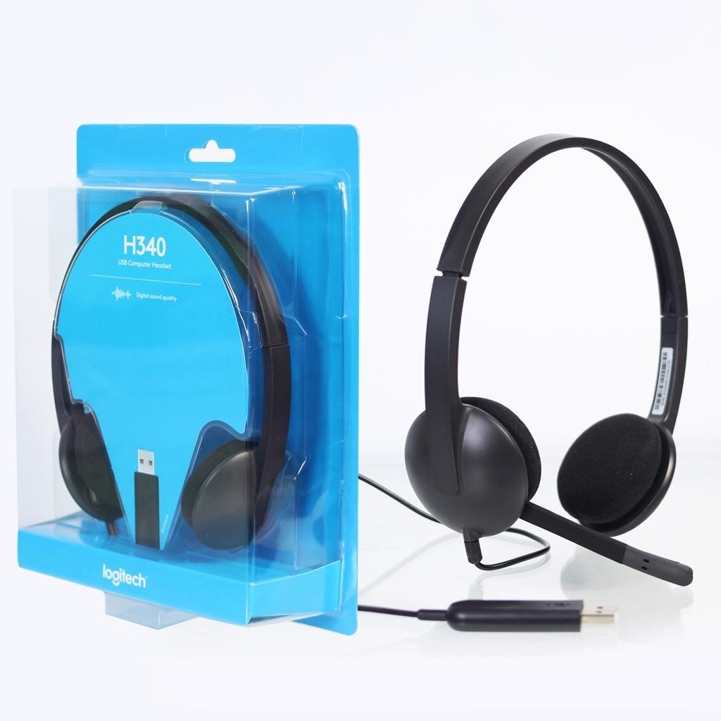 Logitech H340 wiredUSB Headset with Noise-Cancelling Mic