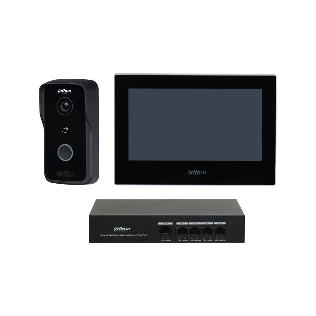 DAHUA KTP03 IP Video Intercom KIT:Outdoor IP Villa Door Station-Up to 720p main stream video resolution,H.264 / H.265 video compression,Two‑way aud...