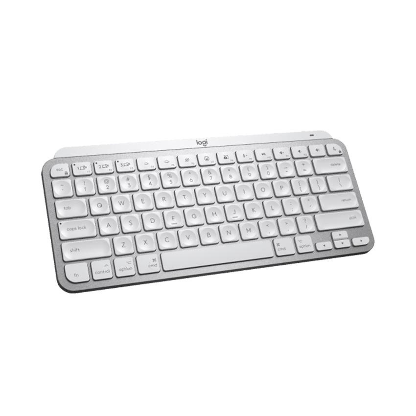 LOGITECH MX KEYS MINI MINIMALISTIC PALE GREY image 3