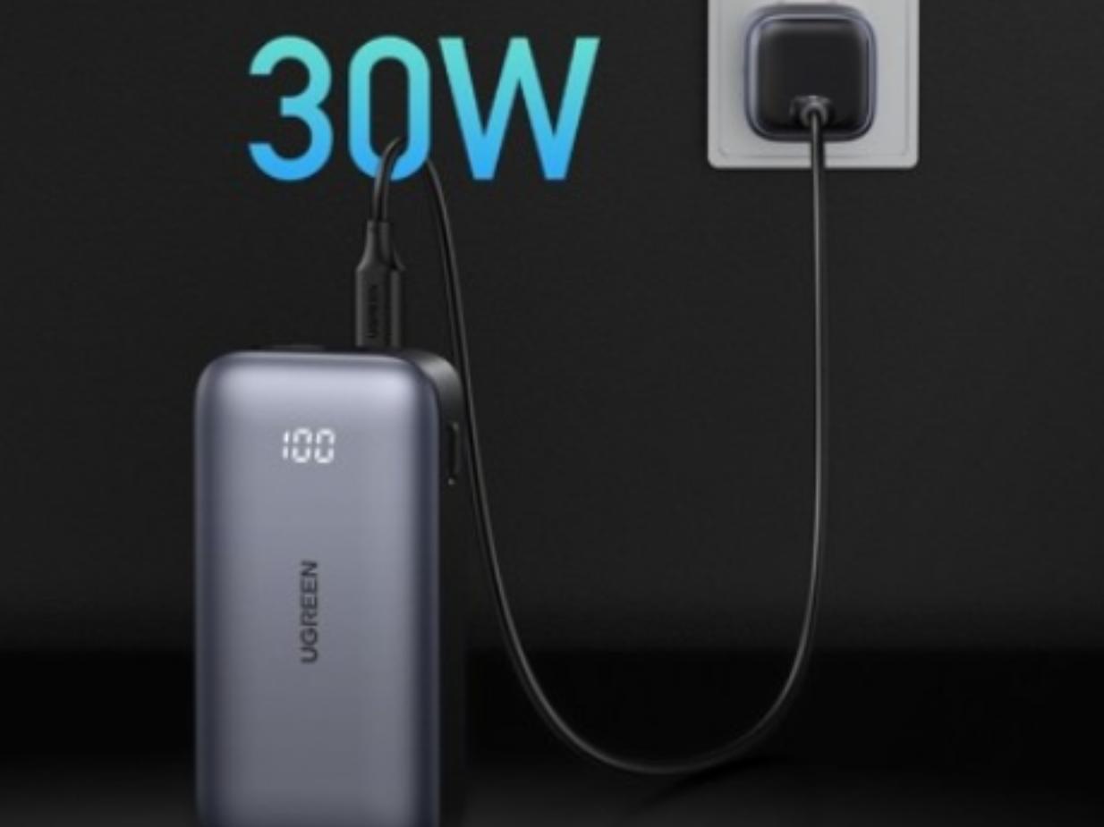 UGREEN PB502 10000mAh Two-way Fast Charging Power Bank (30W) image 2