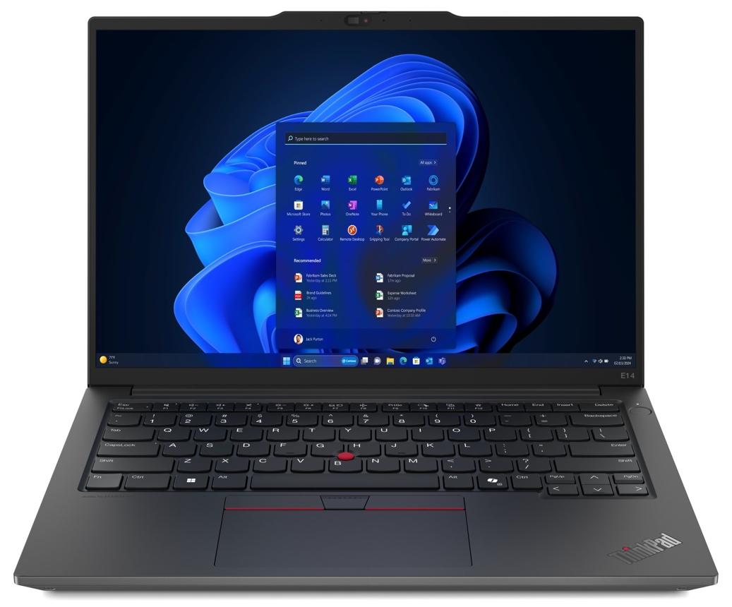Lenovo ThinkPad E14 Gen 6, Intel Core Ultra 5 125U Processor, 8GB DDR5 5600, 512GB SSD M.2 2242 PCIe 4.0x4 NVMe Opal 2.0, 14" WUXGA