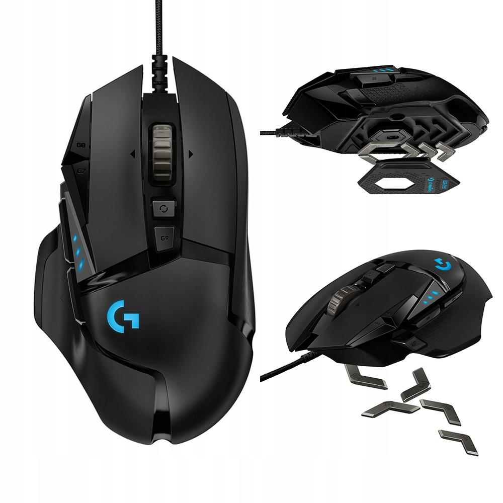 Logitech G502 HERO High Performance Wireless Gaming Mouse-Black