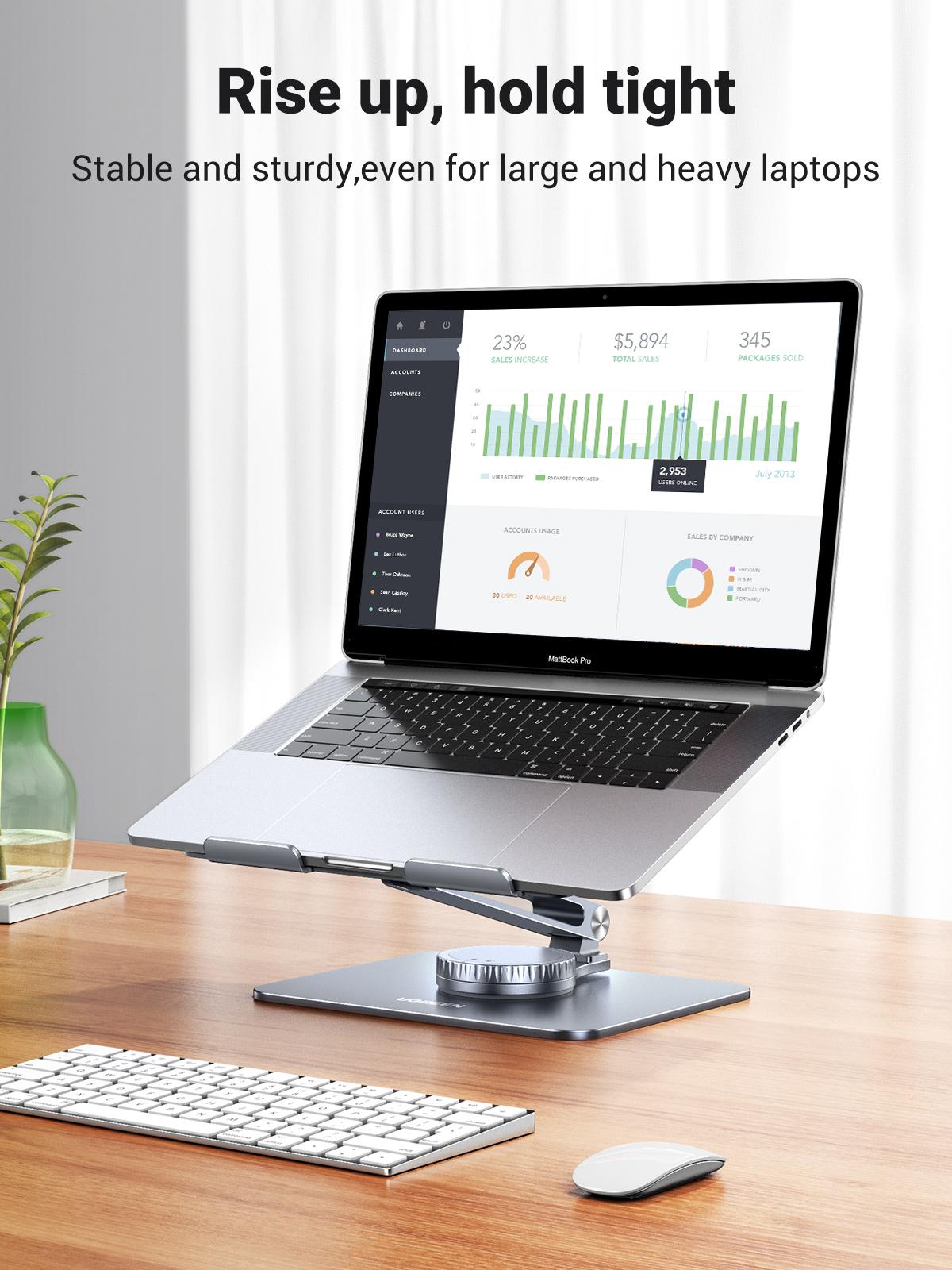 UGREEN LP592 Swivel Adjustable&Foldable Holder Laptop Stand image 3