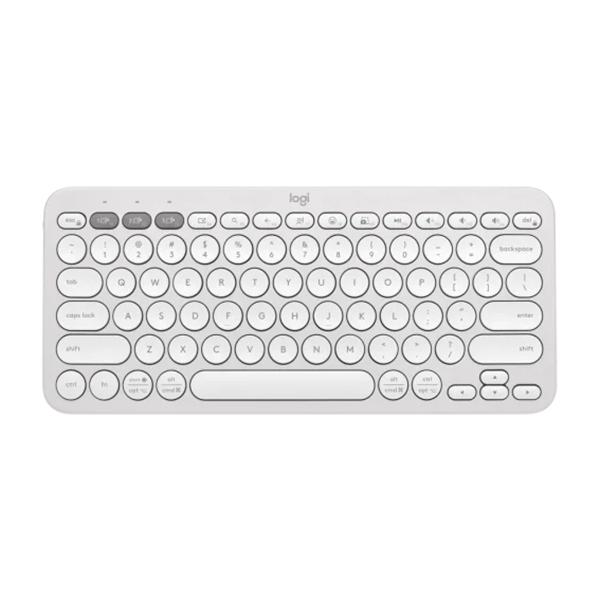 Logitech K380S Multi-Device Bluetooth Keyboard - Off White