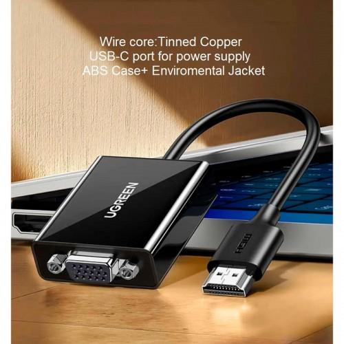 UGREEN CM611 HDMI to VGA converter without Audio (with Power Port) image 2
