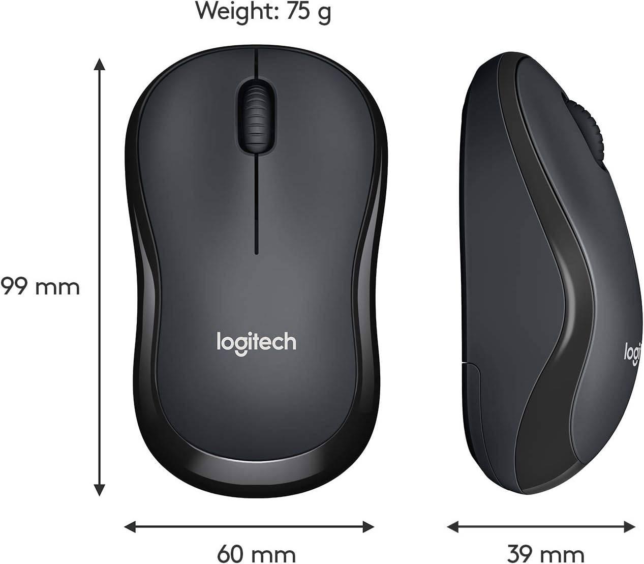 LOGITECH M221 SILENT MOUSE CHARCOAL