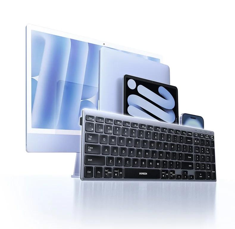 UGREEN K552 Bluetooth Wireless Rechargable Multi Mode Keyboard image 2