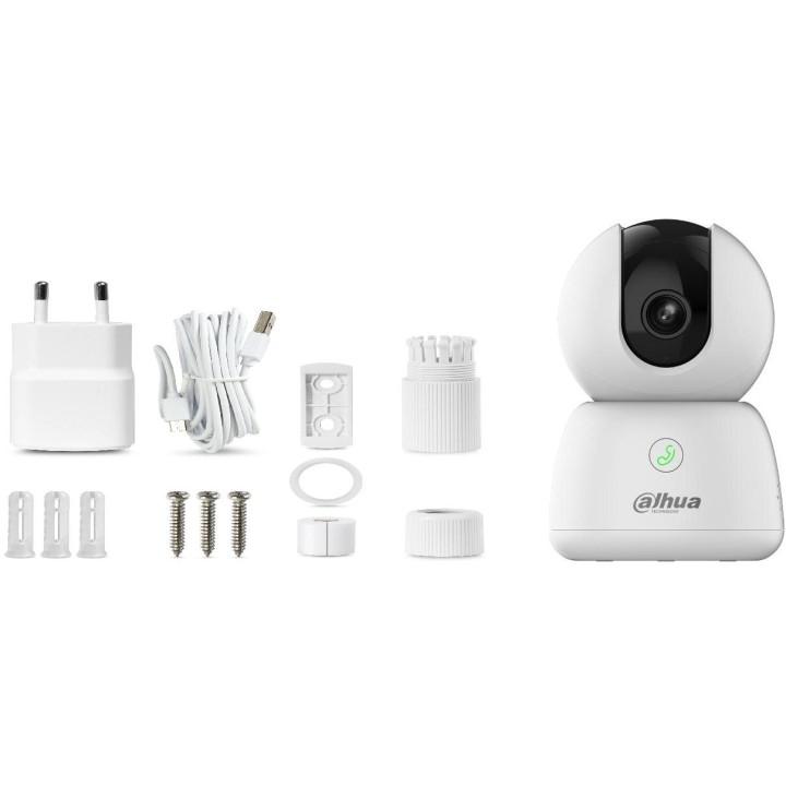 H3B 3MP Indoor Fixed-focal Wi-Fi Pan & Tilt Network Camera, RJ45 Ethernet & wifi connectivity, Pan: 0° to 350°,  Micro SD card (256 GB),  built in... image 3