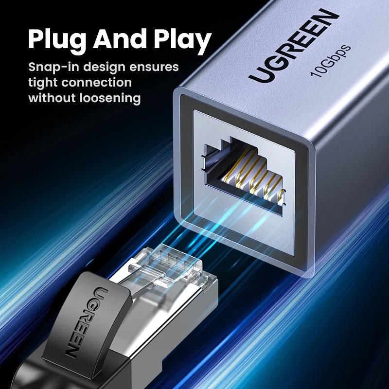 UGREEN NW261 RJ45 10 Gbps Ethernet Cable Extender Adapter