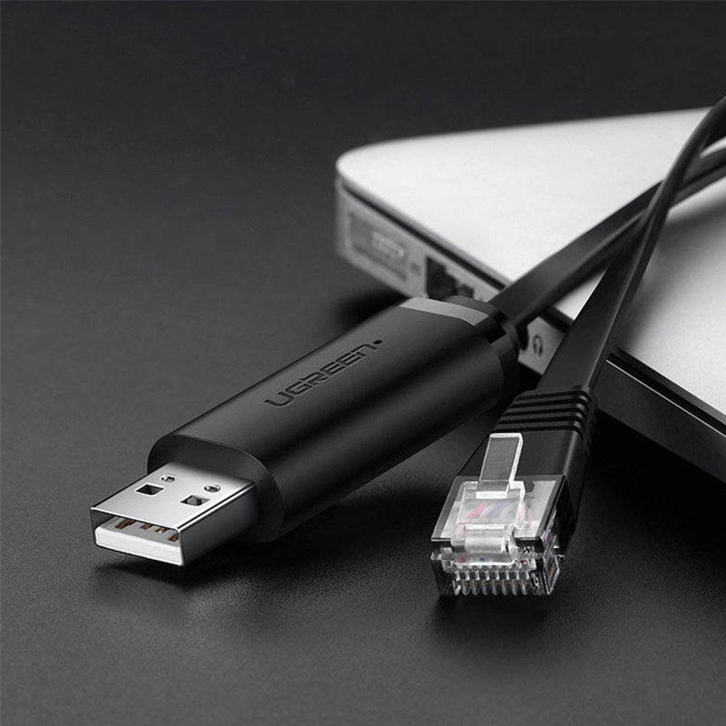 UGREEN CM204 USB-A To RJ45 Console Cable 1.5M image 2