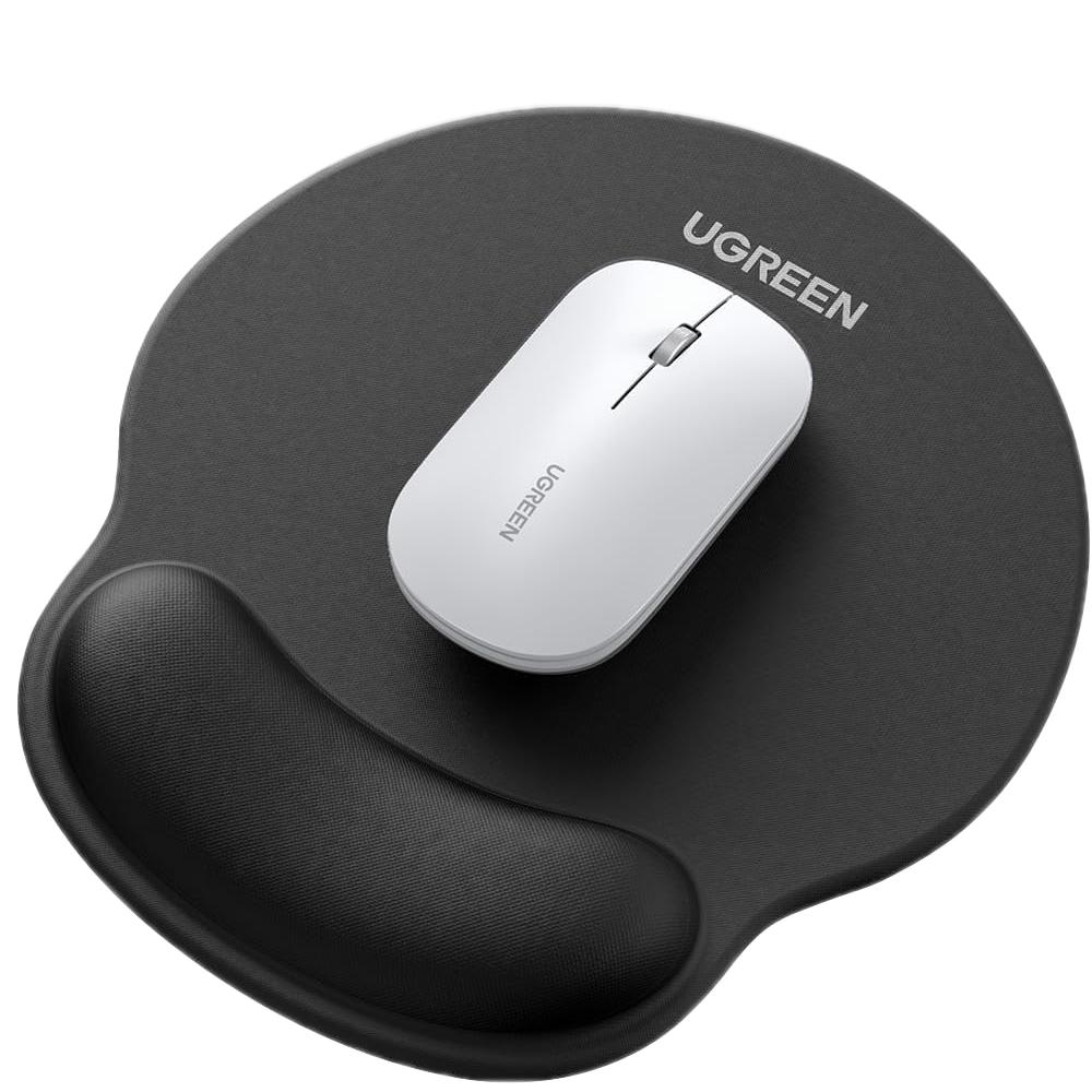 UGREEN LP668 Ergonomic Mouse Pad(with Wrist Support)-Moon Shadow Gray - Size: 220*245*5 mm image 3