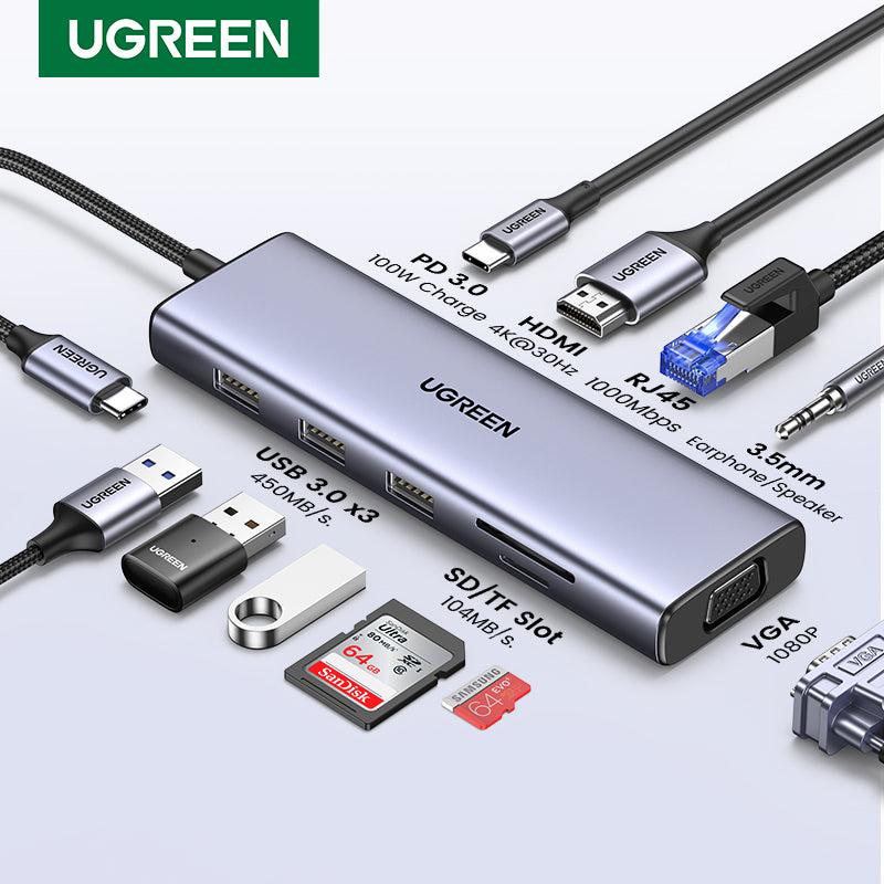 UGREEN CM498 10-in-1 USB-C Docking Station with Audio