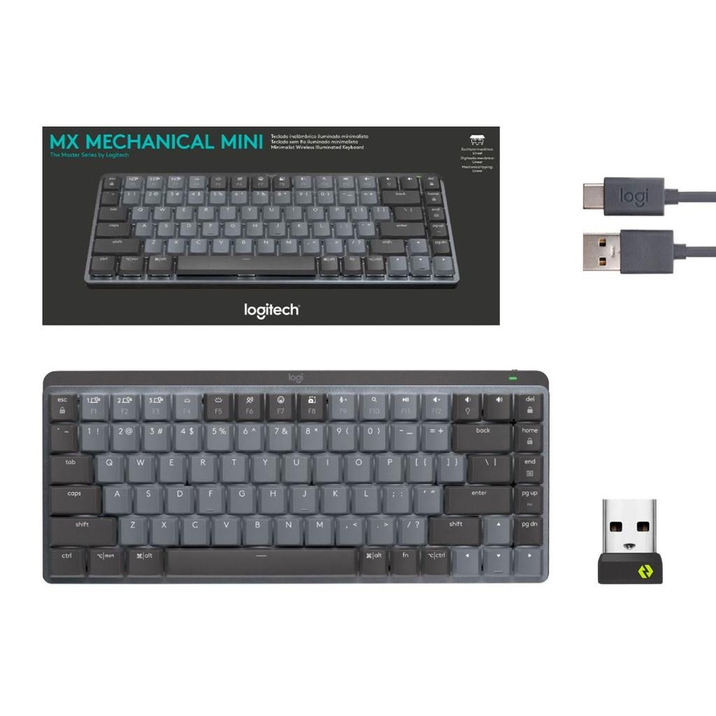 LOGITECH MX MECHANICAL MINI MINIMALISTIC WIRELSS ILLUMINATED KEYBOARD