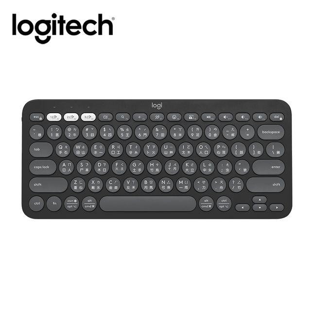 Logitech K380S Multi-Device Bluetooth Keyboard - Tonal Graphite
